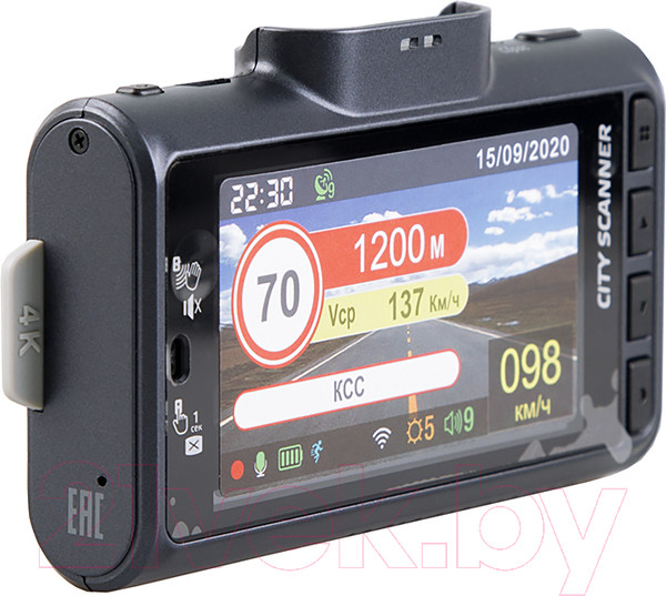 Изображение товара Автомобильный видеорегистратор SilverStone F1 CityScanner 4K Wi-Fi