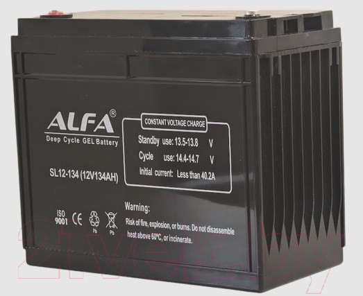 Изображение товара Аккумулятор лодочный ALFA battery SL12-134 (134 А/ч)