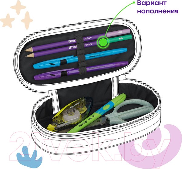 Изображение товара Пенал Berlingo Funny colors / PF-EXM-1019