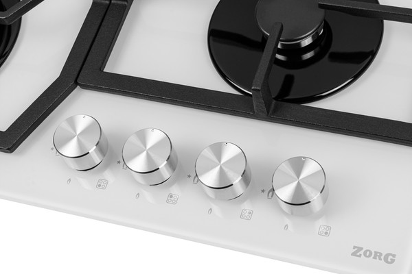 Изображение товара Газовая варочная панель ZORG HAG61 FDW WH