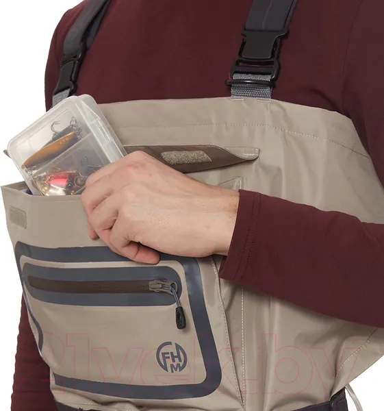 Изображение товара Вейдерсы для охоты и рыбалки FHM Jog V2 (M-L 182/42-43, коричневый)