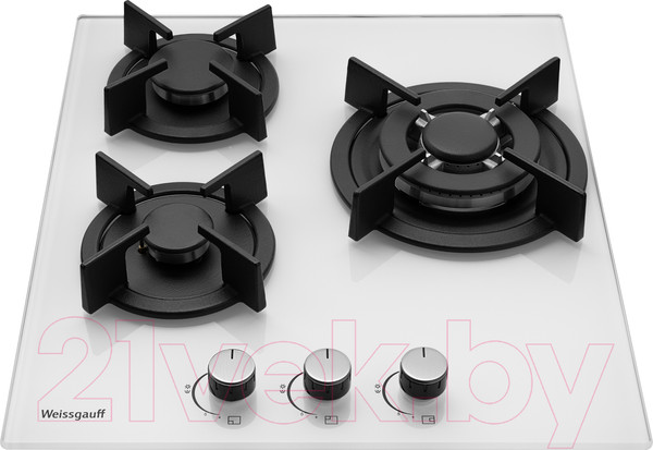 Изображение товара Газовая варочная панель Weissgauff HGG 451 WGh Nano Glass