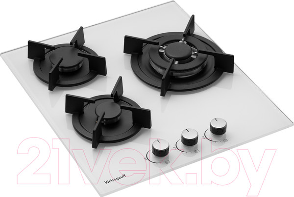 Изображение товара Газовая варочная панель Weissgauff HGG 451 WGh Nano Glass