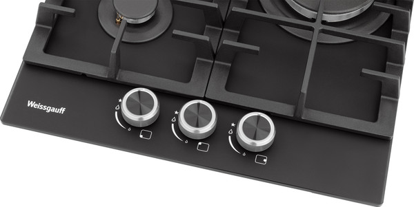 Изображение товара Газовая варочная панель Weissgauff HGG 451 BFh Nano Matt Glass