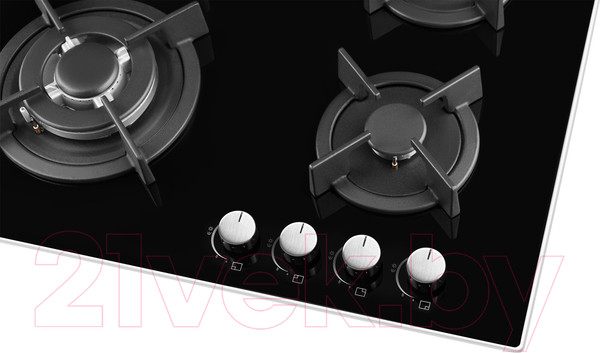 Изображение товара Газовая варочная панель Weissgauff HGG 640 BG Nano Glass