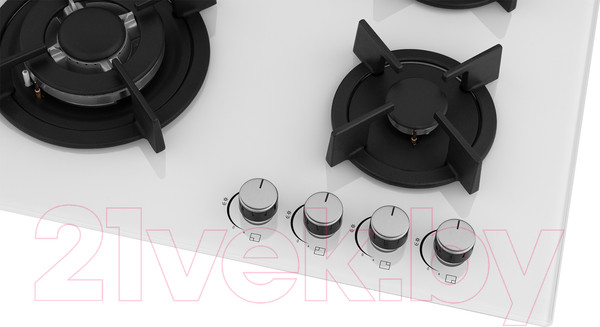 Изображение товара Газовая варочная панель Weissgauff HGG 640 WG Nano Glass