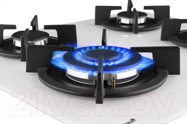 Изображение товара Газовая варочная панель Weissgauff HGG 640 WG Nano Glass