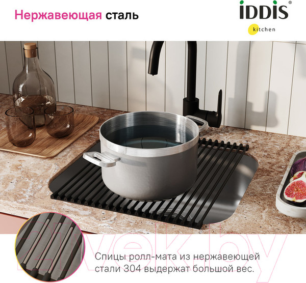 Изображение товара Сушилка для посуды IDDIS Kitchen Line ROL35BLi59