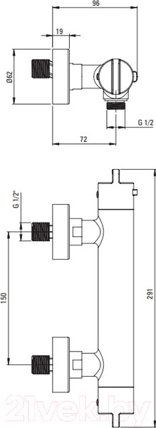 Изображение товара Смеситель Deante Br Gold BCH R4BT