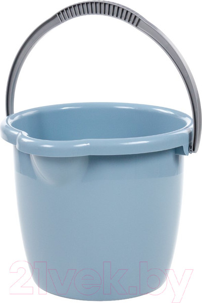 Изображение товара Ведро Полесье №10 / 04816 (12л, серый/синий)