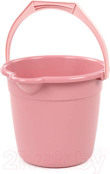 Изображение товара Ведро Полесье Со сливом / 04908 (10л, бледно-коралловый)