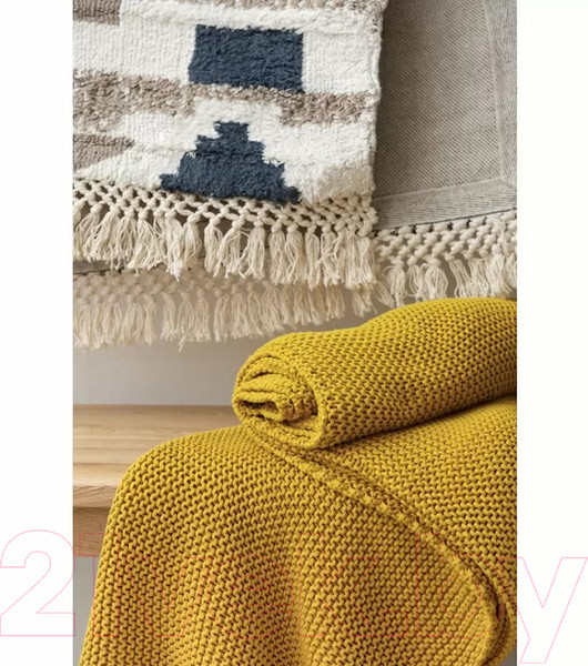 Изображение товара Плед Tkano Essential TK22-TH0010 (горчичный)