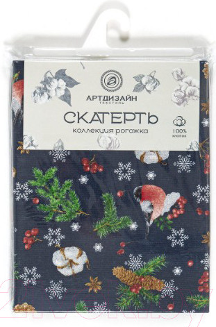 Изображение товара Скатерть АртПостель Волшебство синий (150x150)