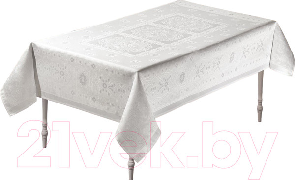 Изображение товара Скатерть DO&CO Etamin 160x220 / 10661 (белый)