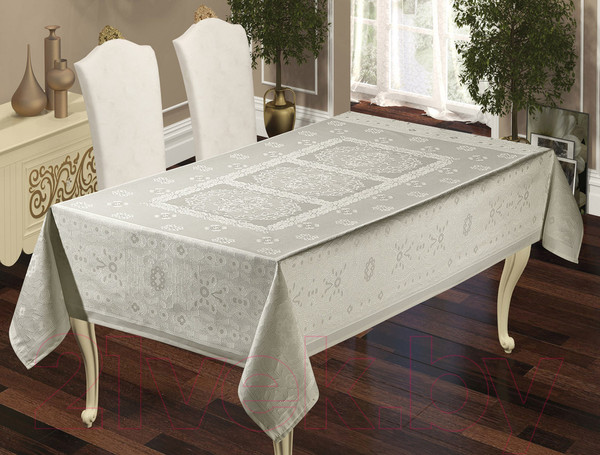 Изображение товара Скатерть DO&CO Etamin 160x220 / 10661 (кремовый)