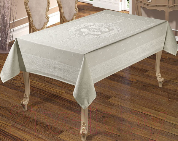 Изображение товара Скатерть DO&CO Perla 160x220 / 10664 (кремовый)