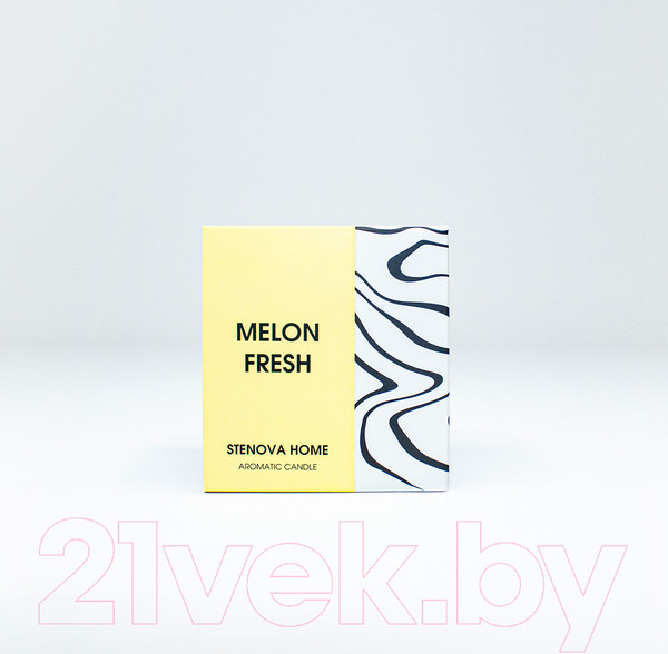 Изображение товара Свеча Stenova Home Melon Fresh ароматическая / 812102
