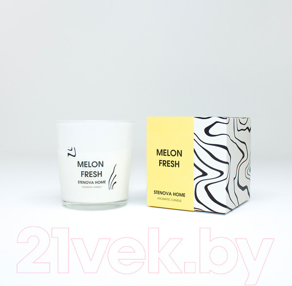 Изображение товара Свеча Stenova Home Melon Fresh ароматическая / 812102