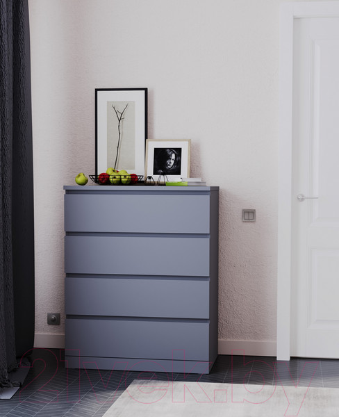 Изображение товара Комод Mio Tesoro Варма 4 (серый)