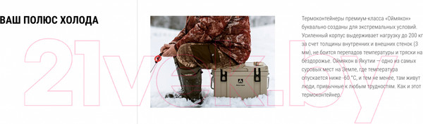 Изображение товара Термоконтейнер Арктика 2600-55W-BG  (бежевый)
