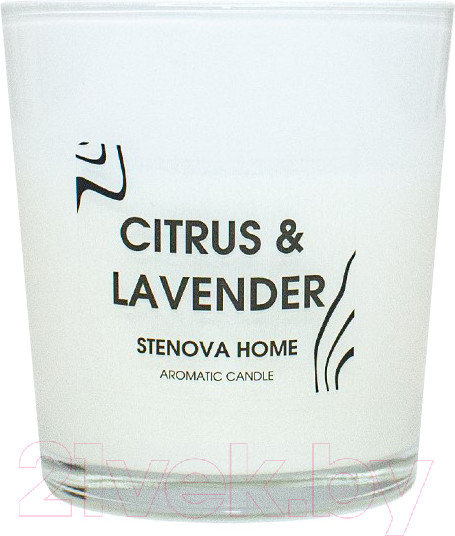 Изображение товара Свеча Stenova Home Citrus&Lavender ароматическая / 812105
