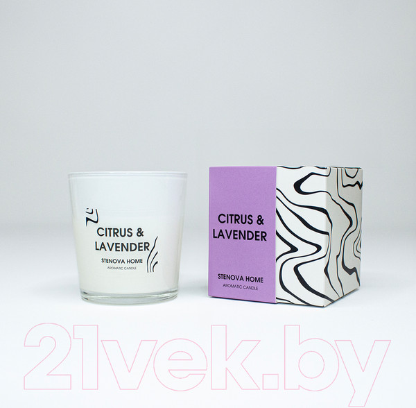 Изображение товара Свеча Stenova Home Citrus&Lavender ароматическая / 812105