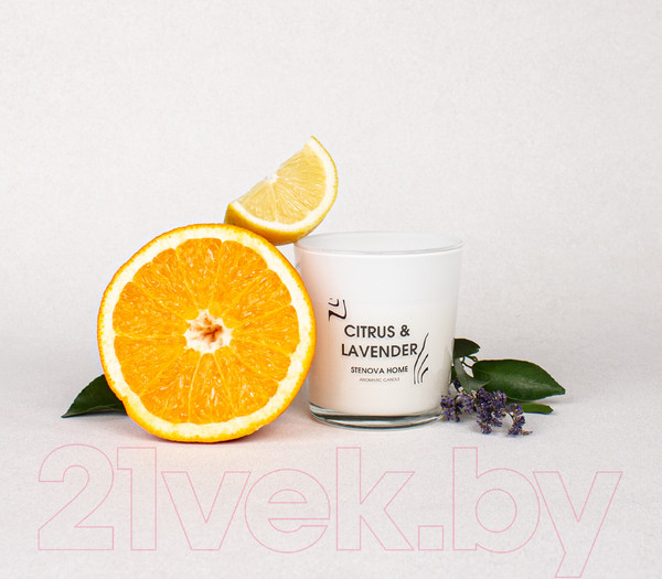Изображение товара Свеча Stenova Home Citrus&Lavender ароматическая / 812105
