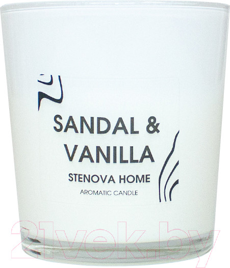 Изображение товара Свеча Stenova Home Sandal&Vanila ароматическая / 812106