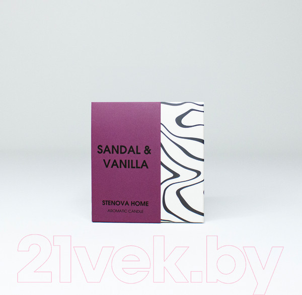 Изображение товара Свеча Stenova Home Sandal&Vanila ароматическая / 812106