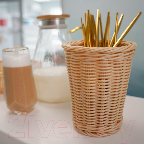 Изображение товара Корзина для хранения Handy Home Полиротанг 135x135x160 / Zong-14 (бежевый)