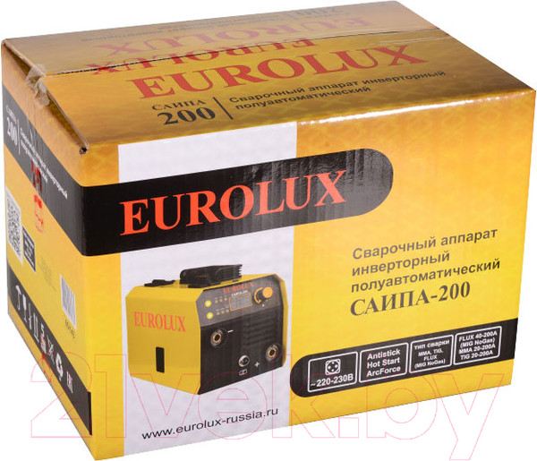 Изображение товара Полуавтомат сварочный EUROLUX САИПА-200 (65/143)