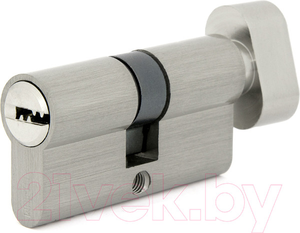 Изображение товара Цилиндровый механизм замка Palladium ZN 60 C BK SN (матовый никель)
