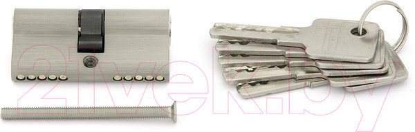 Изображение товара Цилиндровый механизм замка Palladium ZN 60 C ET SN (матовый никель)