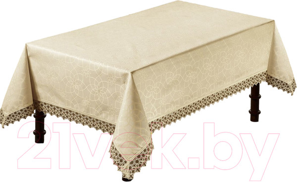 Изображение товара Скатерть DO&CO Erguvan 160x220 / 11421 (капучино)