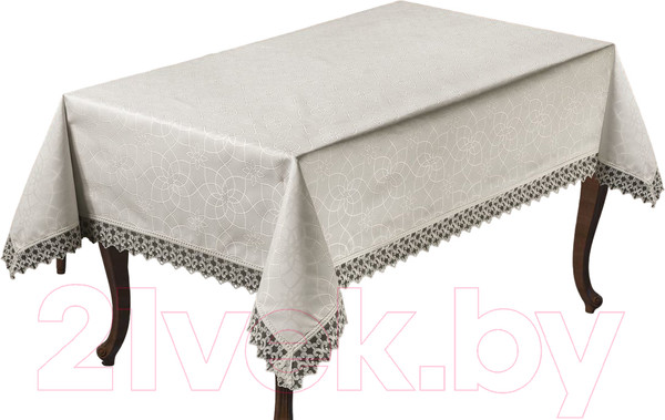 Изображение товара Скатерть DO&CO Erguvan 160x220 / 11421 (кремовый)