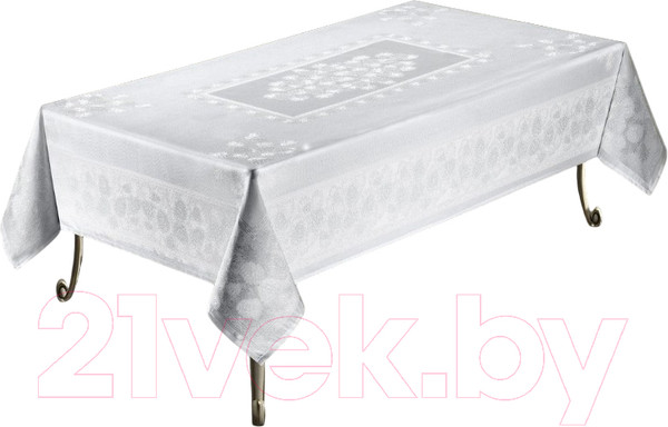Изображение товара Скатерть DO&CO Sevda 160x220 / 11657 (белый)