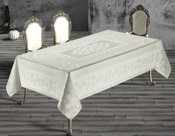Изображение товара Скатерть DO&CO Sevda 160x220 / 11657 (кремовый)