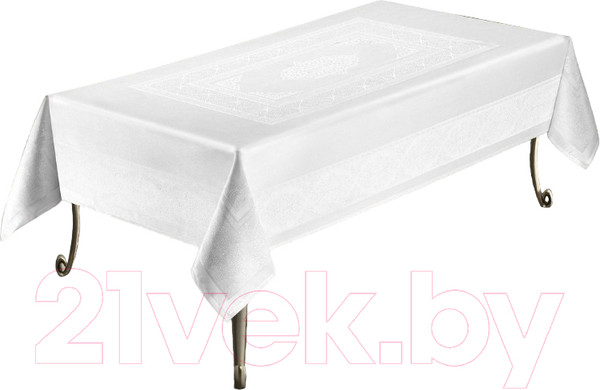 Изображение товара Скатерть DO&CO Samira 160x220 / 11658 (белый)