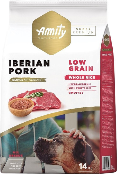 Изображение товара Сухой корм для собак Amity Super Premium с иберийской свининой (14кг)