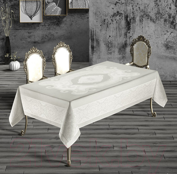 Изображение товара Скатерть DO&CO Aden 160x220 / 11660 (кремовый)