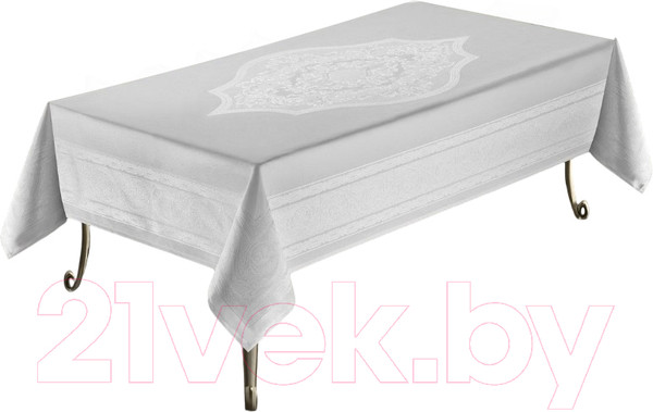 Изображение товара Скатерть DO&CO Talya 160x220 / 11661 (белый)
