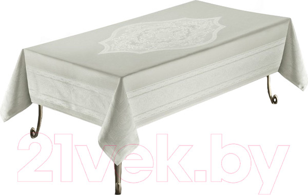 Изображение товара Скатерть DO&CO Talya 160x220 / 11661 (кремовый)