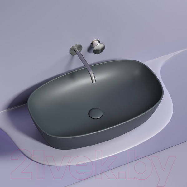 Изображение товара Умывальник Ceramica Nova Element CN6049MDH (темный антрацит матовый)