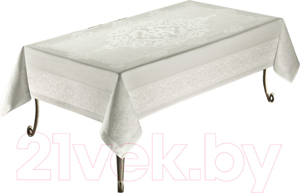Изображение товара Скатерть DO&CO Evin 160x220 / 11662 (кремовый)