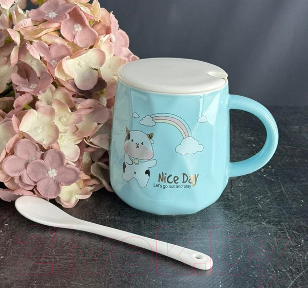 Изображение товара Кружка с ложкой Lenardi 315-054