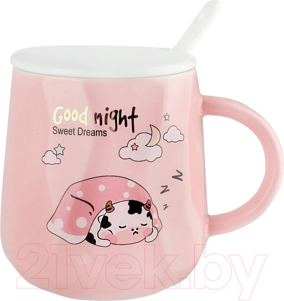 Изображение товара Кружка с ложкой Lenardi 315-053