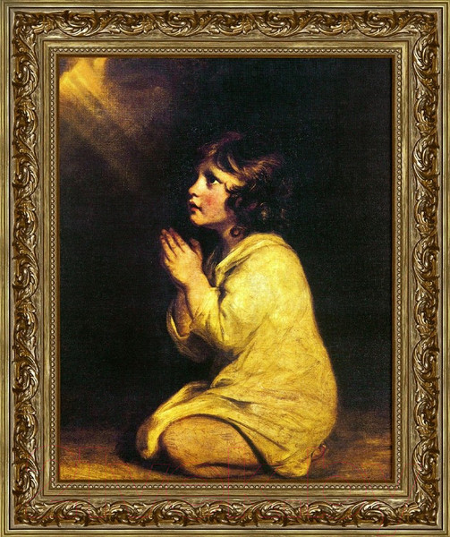 Изображение товара Картина Декарт Вечерняя молитва 8Л2046 (в раме)