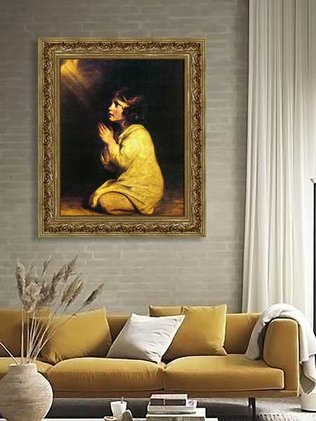 Изображение товара Картина Декарт Вечерняя молитва 8Л2046 (в раме)