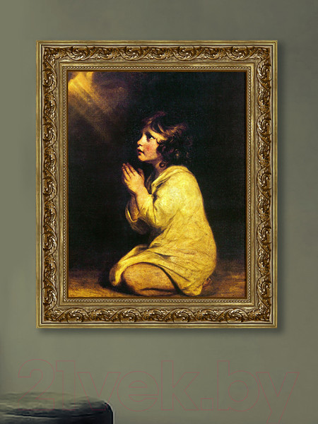 Изображение товара Картина Декарт Вечерняя молитва 8Л2046 (в раме)