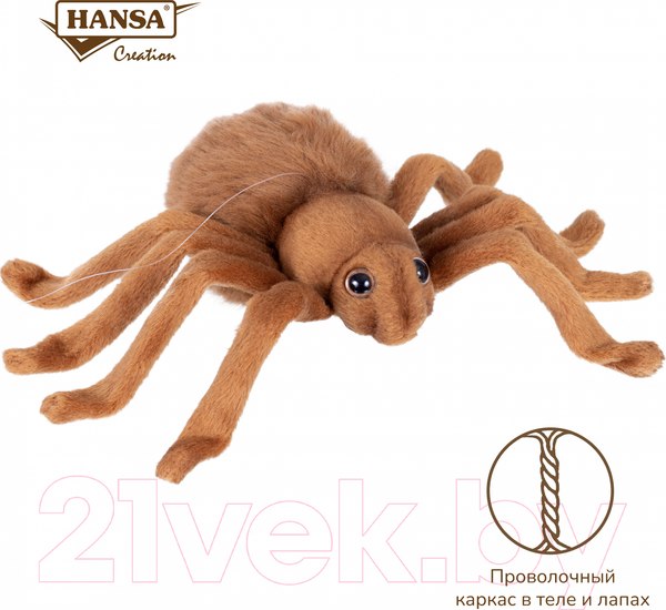 Изображение товара Мягкая игрушка Hansa Сreation Паук тарантул / 4726 (коричневый)